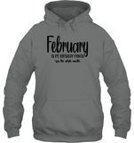 February Birthday Month Unisex Heavyweight Pullover Hoodie