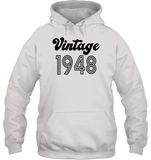 1948 Retro Vintage Birth Year Blast Unisex Heavyweight Pullover Hoodie
