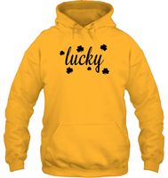 Lucky St Patrick's Day Shirt Unisex Heavyweight Pullover Hoodie
