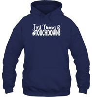 First Downs & Touchdowns Shirt - Score Big in Style! Unisex Heavyweight Pullover Hoodie
