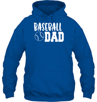 Baseball Dad Shirt Unisex Heavyweight Pullover Hoodie With Baseball