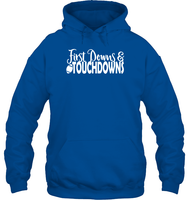 First Downs & Touchdowns Shirt - Score Big in Style! Unisex Heavyweight Pullover Hoodie