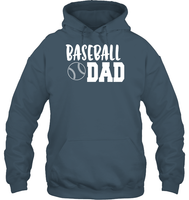 Baseball Dad Shirt Unisex Heavyweight Pullover Hoodie With Baseball