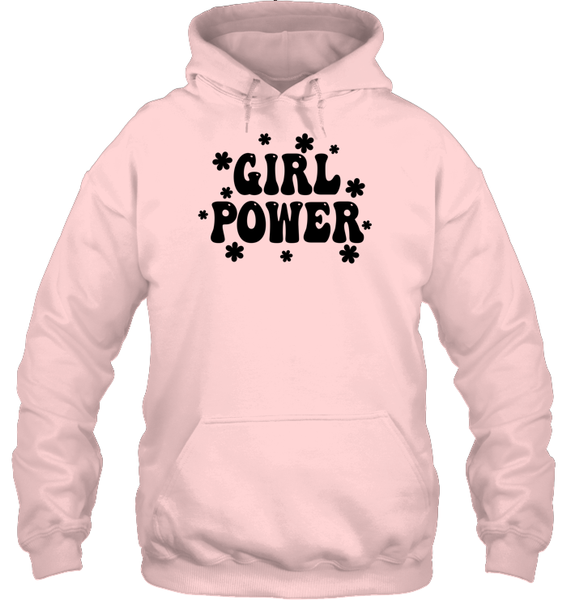 Girl Power Shirt Unisex Heavyweight Pullover Hoodie