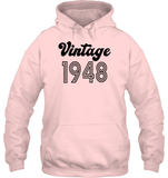 1948 Retro Vintage Birth Year Blast Unisex Heavyweight Pullover Hoodie