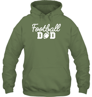 Football Dad Shirt - The Ultimate Game Day Essential Unisex Heavyweight Pullover Hoodie