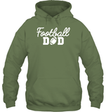 Football Dad Shirt - The Ultimate Game Day Essential Unisex Heavyweight Pullover Hoodie