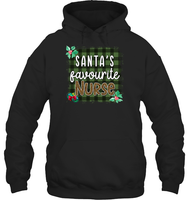 Santa's Favourite Nurse Christmas Shirt for Women