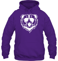 Cool Grizzly Bear Shirt Unisex Heavyweight Pullover Hoodie