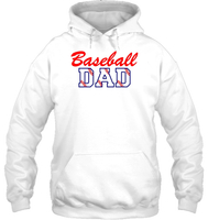 Baseball Dad Shirt, Long Sleeve, Hoodie, and Sweatshirt With Baseball Stripes