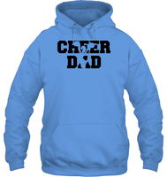 Cheer Dad With Cheerleader Unisex Heavyweight Pullover Hoodie