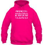 Parenting Syle: Somewhere Between No, Don't Do That & Oh What The Heck Family Shirt Unisex Heavyweight Pullover Hoodie