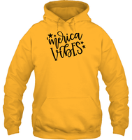 Merica Vibes 4th Of July Shirt Unisex Heavyweight Pullover Hoodie