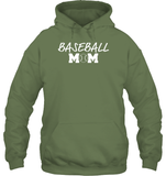 Baseball Mom Shirt Unisex Heavyweight Pullover Hoodie