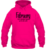 February Birthday Month Unisex Heavyweight Pullover Hoodie