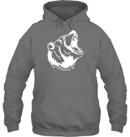 Angry Bear Shirt Unisex Heavyweight Pullover Hoodie