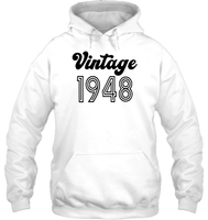 1948 Retro Vintage Birth Year Blast Unisex Heavyweight Pullover Hoodie