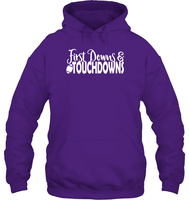 First Downs & Touchdowns Shirt - Score Big in Style! Unisex Heavyweight Pullover Hoodie