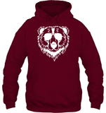 Cool Grizzly Bear Shirt Unisex Heavyweight Pullover Hoodie
