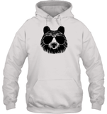 Cool Grizzly Bear Shirt Unisex Heavyweight Pullover Hoodie