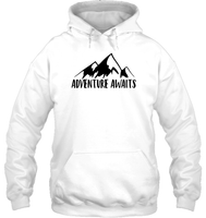 Adventure Awaits Unisex Heavyweight Pullover Hoodie