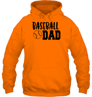 Baseball Dad Shirt Unisex Heavyweight Pullover Hoodie With Baseball