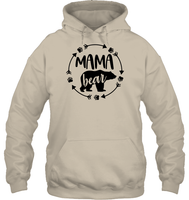 Mama Bear Family Shirt Unisex Heavyweight Pullover Hoodie