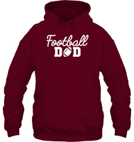 Football Dad Shirt - The Ultimate Game Day Essential Unisex Heavyweight Pullover Hoodie
