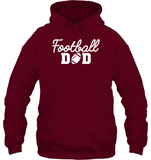 Football Dad Shirt - The Ultimate Game Day Essential Unisex Heavyweight Pullover Hoodie