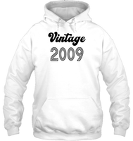 2009 Retro Vintage Birth Year Blast Unisex Heavyweight Pullover Hoodie