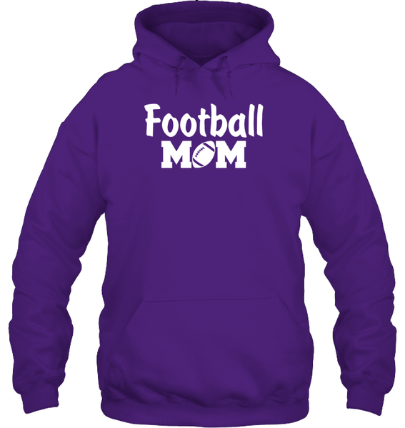 Football Mom Shirt - Celebrate Your Team Spirit Unisex Heavyweight Pullover Hoodie