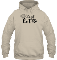 Let's Get Lit 4th Of July Shirt Unisex Heavyweight Pullover Hoodie