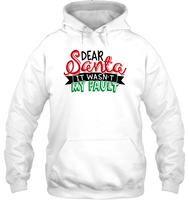 Funny Christmas Shirt Dear Santa It Wasn't My Fault Shirt For Kids