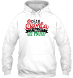 Funny Christmas Shirt Dear Santa It Wasn't My Fault Shirt For Kids