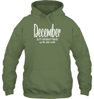 December Birthday Month Unisex Heavyweight Pullover Hoodie