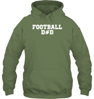 Football Dad Shirt - The Ultimate Game Day Essential Unisex Heavyweight Pullover Hoodie