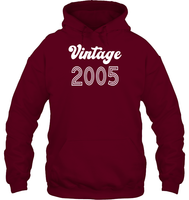 2005 Retro Vintage Birth Year Blast Unisex Heavyweight Pullover Hoodie