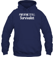 Parenting Syle: Survivalist Family Shirt Unisex Heavyweight Pullover Hoodie