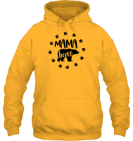 Mama Bear Family Shirt Unisex Heavyweight Pullover Hoodie