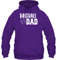 Baseball Dad Shirt Unisex Heavyweight Pullover Hoodie With Baseball