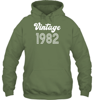 1982 Retro Vintage Birth Year Blast Unisex Heavyweight Pullover Hoodie