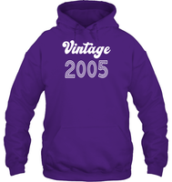 2005 Retro Vintage Birth Year Blast Unisex Heavyweight Pullover Hoodie