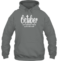 October Birthday Month Unisex Heavyweight Pullover Hoodie