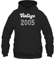 2005 Retro Vintage Birth Year Blast Unisex Heavyweight Pullover Hoodie