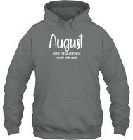 August Birthday Month Unisex Heavyweight Pullover Hoodie