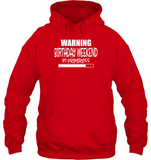 Warning Birthday Weekend In Progress Unisex Heavyweight Pullover Hoodie