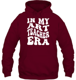 In My Art Teacher Era School Shirt Unisex Heavyweight Pullover Hoodie