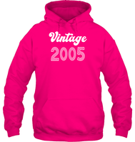 2005 Retro Vintage Birth Year Blast Unisex Heavyweight Pullover Hoodie