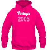 2005 Retro Vintage Birth Year Blast Unisex Heavyweight Pullover Hoodie
