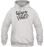 Merica Vibes 4th Of July Shirt Unisex Heavyweight Pullover Hoodie